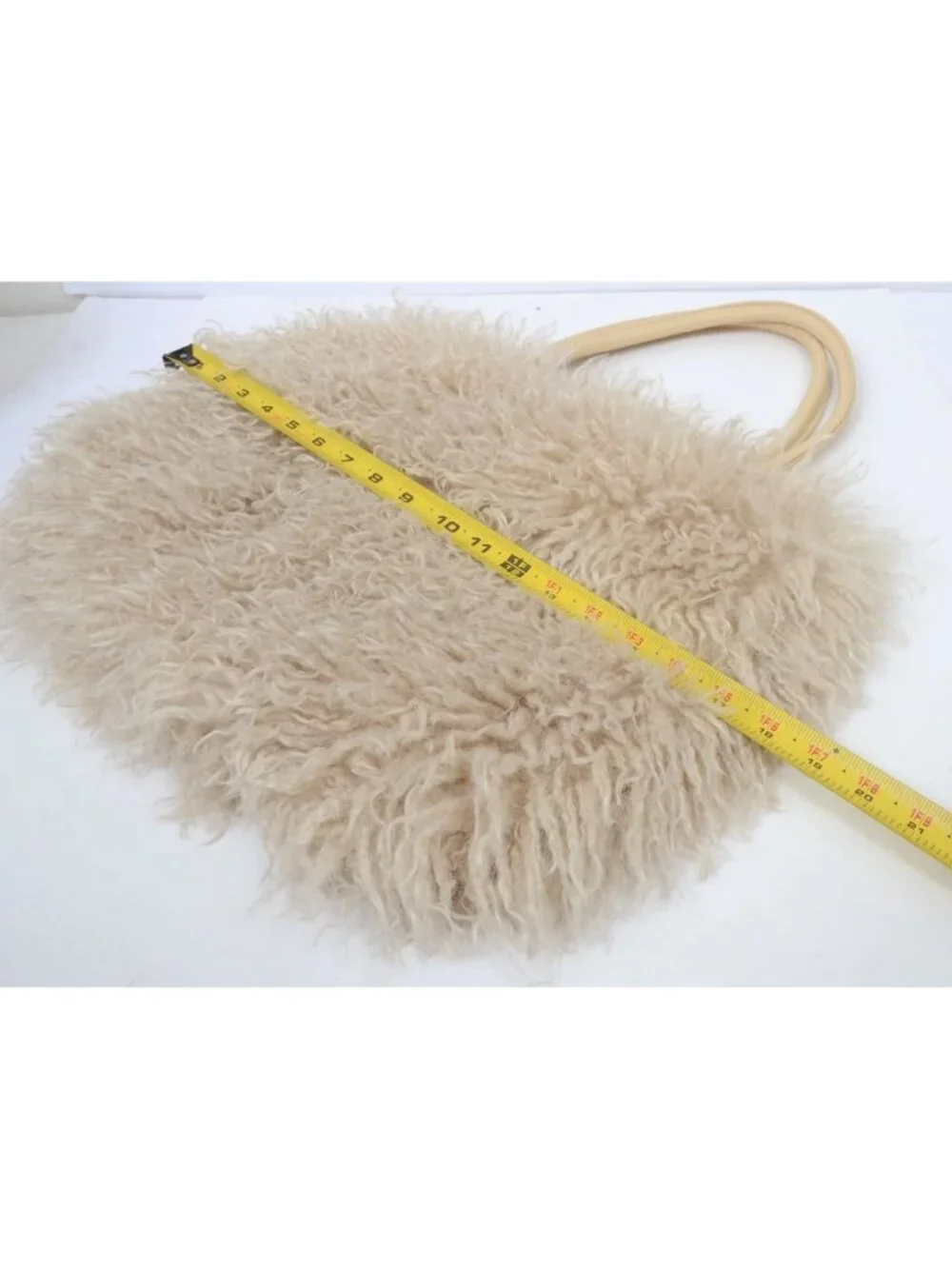 Women's Fuzzy Tote Bag Curly Handbag Furry Shoulder Bag Large Plush Top Handle
